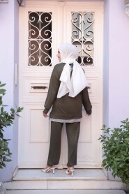 Modest Khaki Dual Suit 17412HK - 3