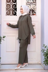 Modest Khaki Dual Suit 17431HK - 2
