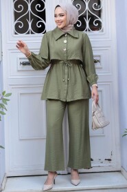 Modest Khaki Dual Suit 40391HK - 2