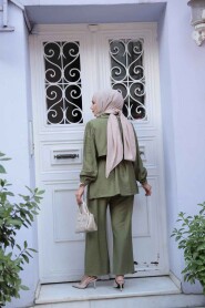 Modest Khaki Dual Suit 40391HK - 3