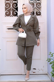 Modest Khaki Dual Suit 61851HK - 1