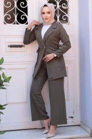 Modest Khaki Dual Suit 62221HK - 3