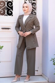 Modest Khaki Dual Suit 62221HK - 2