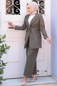 Modest Khaki Dual Suit 62221HK - 1