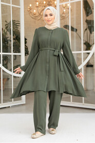 Modest Khaki Dual Suit 65875HK - 2