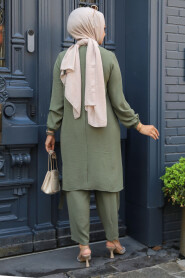 Modest Khaki Dual Suit 65876HK - 3