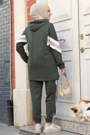 Modest Khaki Sportswear Dual Suit 20135HK - 3