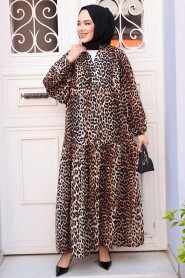 Modest Leopard Dress 52942LP - 2