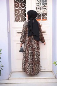 Modest Leopard Dress 52942LP - 3