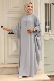 Modest Light Green Abaya Dress 330010AGR - 1