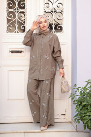 Modest Light Khaki Dual Suit 19030AHK - 2