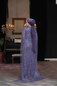 Modest Lila Bridesmaid Dress 51841LILA - 5