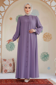 Modest Lila Dubai Abaya 45283LILA - 3