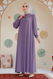 Modest Lila Dubai Abaya 45283LILA - 2