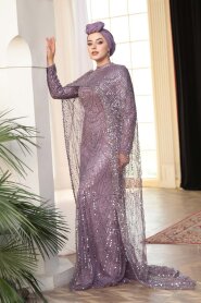 Modest Lila Evening Dress 52361LILA - 1