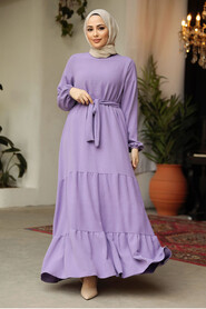 Modest Lila Long Dress 57351LILA - 3