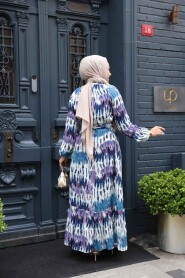Modest Lila Long Sleeve Dress 23931LILA - 3
