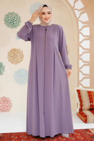 Modest Lila Plus Size Abaya 45282LILA - 2