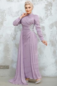 Modest Lila Prom Dress 4919LILA - 3