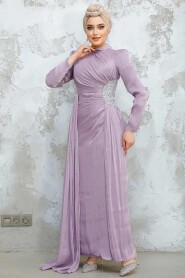 Modest Lila Prom Dress 4919LILA - 2