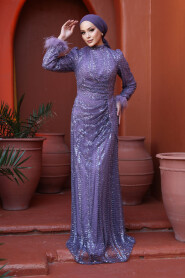 Modest Lila Prom Dress 50861LILA - 2
