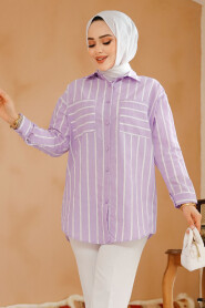 Modest Lila Shirt Tunic 70741LILA - 2