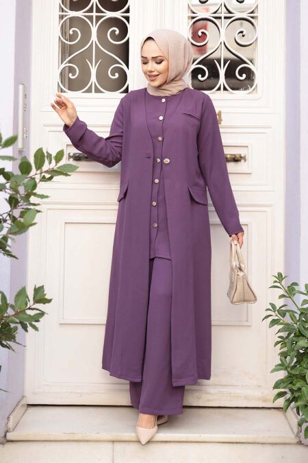 Modest Lila Three Suit 76521LILA - NEVA STYLE