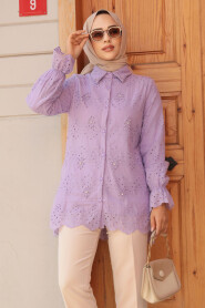 Modest Lila Tunic 13991LILA - 1