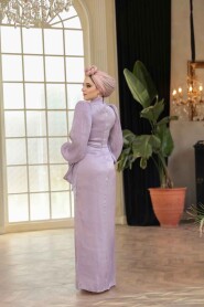 Modest Lila Wedding Dress 52285LILA - 5