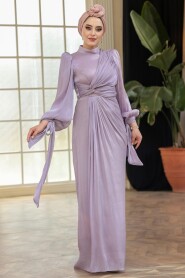 Modest Lila Wedding Dress 52285LILA - 4
