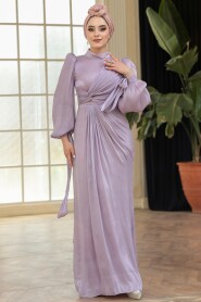 Modest Lila Wedding Dress 52285LILA - 3