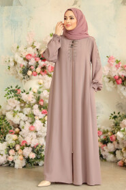Modest Mink Abaya 45274V - 3