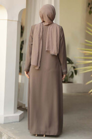 Modest Mink Abaya For Women 26331V - 4