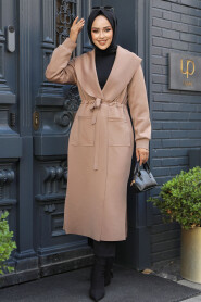 Modest Mink Coat 72112V - 1