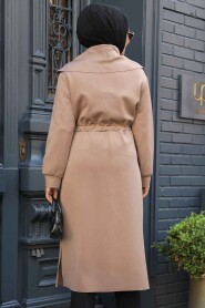 Modest Mink Coat 72112V - 3