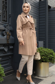 Modest Mink Coat 72131V - 1