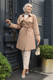 Modest Mink Coat 72131V - 2