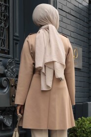 Modest Mink Coat 72131V - 3