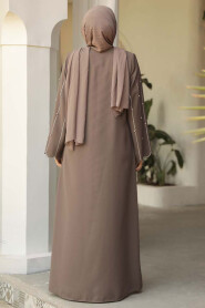 Modest Mink Dubai Abaya 2634V - 3