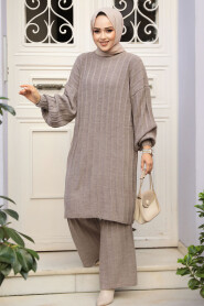 Modest Mink Knitwear Dual Suit 50631V - 1