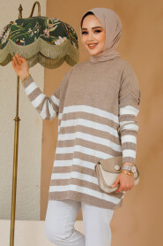 Modest Mink Knitwear Jumper Tunic 5325V - 1