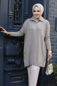 Modest Mink Knitwear Tunic 65903V - 2