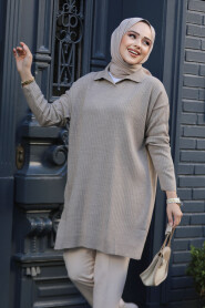 Modest Mink Knitwear Tunic 65903V - 1