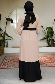 Modest Mink Long Sleeve Maxi Dress 51954V - 4