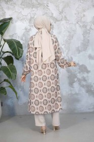 Modest Mink Plus Size Dual Suit 10692V - 3