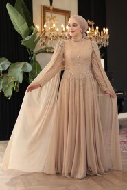 Modest Mink Prom Dress 51171V - 2