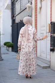 Modest Mink Skirted Dual Suit 13027V - 8