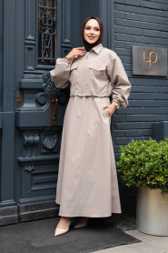 Modest Mink Skirted Dual Suit 4458V - 3