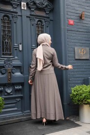 Modest Mink Skirted Dual Suit 44723V - 4