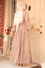 Modest Mink Summer Dress 23422V - 3